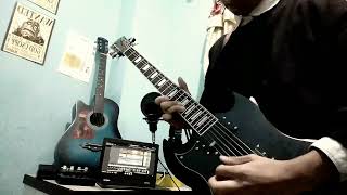 Bohemian Rhapsody guitar cover with NUXMG 300 V8 sound card and bandlab [upl. by Yllak]