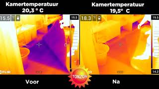 Effect TONZON Vloerisolatie [upl. by Ened]