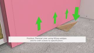 Unilin  Insulation between and TL over SFS SafeR Fireline [upl. by Felipa]