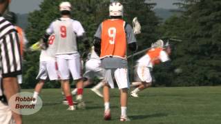 Robbie Berndt Class of 2014 Attack All Star King of the Hill Bison Brawl East Coast Lacrosse Camp [upl. by Marlon]