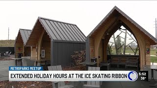 Metroparks Meetup Extended Holiday Hours at the Ice Skating Ribbon [upl. by Schoof]