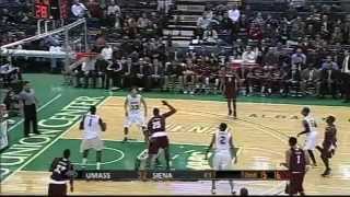 1128 UMass Highlights From Win at Siena [upl. by Yaner]