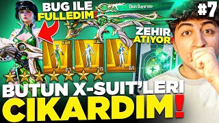 OYUNDA İLK❗ 1 LEVEL HESABA BÜTÜN XSUİTLERİ ÇIKARIP GİZLİ BUGLA FULLEDİM❗ 😲 7BÖLÜM  PUBG Mobile [upl. by Aarika]