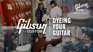 Watch Us Dye Your Gibson Custom Guitar  Gibson Custom Shop Tour [upl. by Idham]