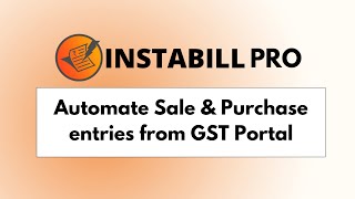 Automate Sale amp Purchase entries from GST Portal [upl. by Prima]