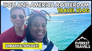 Holland America Rotterdam Vlog 1  Embarkation Day [upl. by Anilah]