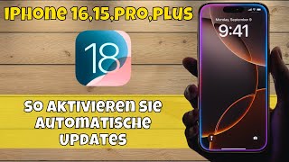 So aktivieren Sie automatische Updates auf iPhone 1615proplus ios 18 [upl. by Leimad]