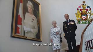 Royal Anthem of Canada until 2022 God Save the Queen Bilingual [upl. by Alsworth]