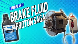 MENGGANTI BRAKE FLUID PROTON SAGA [upl. by Akfir]