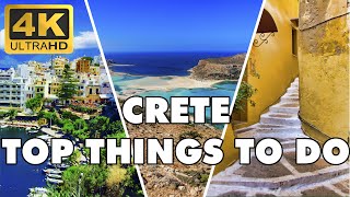 ✅ TOP 10 Things to Do in Crete Greece ► Best Beaches to Visit ► [upl. by Anelrahc]