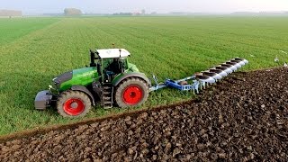 Fendt 1050 vario  8 furrow Lemken Diamant 11 OnLand Plough  KMWP Ploegen  Pflügen [upl. by Olivero502]