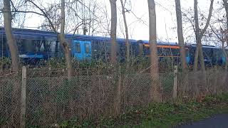 Southeastern City Beam Class 707 At Ladywell [upl. by Anassor]