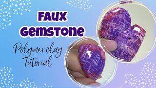 DIY Faux Gemstones with Polymer Clay Master the Art of Sparkle [upl. by Kirstyn]