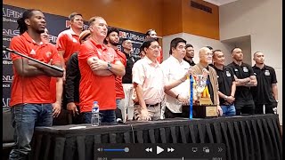 Walang kaibikaibigan dito Magnolia vs SMB 2024 PBA Commissioners Cup Finals press conference [upl. by Atnes]