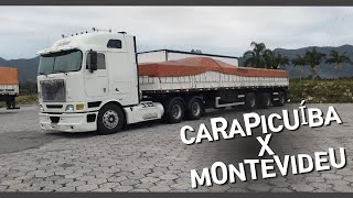 CARAPICUÍBA X MONTEVIDEU consertos pendentes ok✓caminhão international mercosul [upl. by Freya]