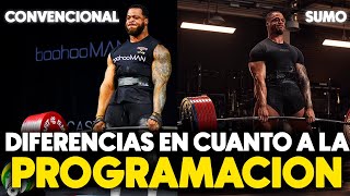 Diferencias en la programación de Peso Muerto Convencional vs Sumo  Jamal Browner  BonillaRM [upl. by Wieche]