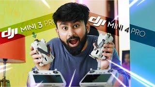 DJI Mini 4 pro VS Mini 3 pro 🔥  Detailed Comparision in Hindi  2024 [upl. by Adnara682]