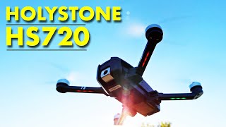 Holystone HS720 GPS Camera Drone  A very elegant looking drone  Review [upl. by Lachman]