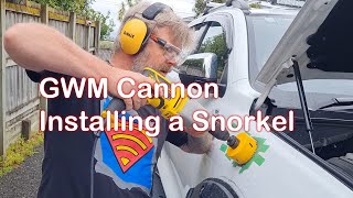 GWM Cannon Snorkel install [upl. by Ivo]