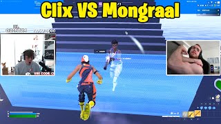 Clix VS Mongraal 1v1 TOXIC Buildfights [upl. by Louisette]