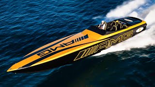 Top 5 Most Expensive Cigarette Boats in The World  Fastest Boat [upl. by Emelen]