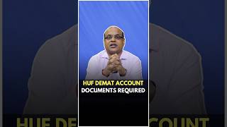 HUF Demat Account Documents Required stockmarket huf [upl. by Kerril]