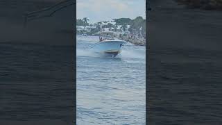 NICE BOAT CRUISING OUT TO THE GULF – RELAXING SCENE AT VENICE FLORIDA JETTY [upl. by Frager]