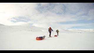 EXTREM SCHLITTENTOUR Norwegen Hardangervidda Outdoor adventure [upl. by Anis]