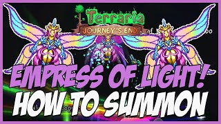 Terraria 14 Empress of Light Summon TutorialTips SIMPLE GUIDE [upl. by Nennerb]