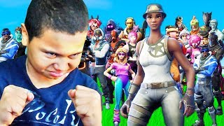 1V1 MY LITTLE BROTHER VS SPOILED RICH KID WHO HAS EVERY SKIN IN THE GAME FORTNITE FUNNY MOMENTS [upl. by Forrest]