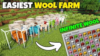 Easiest Automatic WOOL Farm Minecraft 120 [upl. by Isaiah]