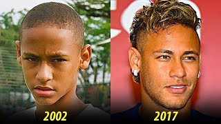 Neymar TRASFORMAZIONE negli ANNI Da 1 a 25 Anni  Da Bambino ad OGGI Calciatore PSG [upl. by Pesek]