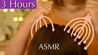 3 Hours ASMR Insomnia Scalp Treatment 💆‍♀️😪  No Talking [upl. by Aztiley]