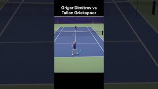 Grigor Dimitrov vs Tallon Griekspoor  US OPEN  Shorts Tennis Gaming Tiebreak usopen [upl. by Snowman488]