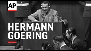 Hermann Goering  1946  Movietone Moment  15 October 2021 [upl. by Ermina]