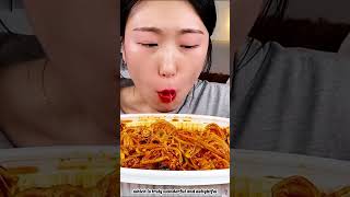 AmiAmi mukbang Steamed spicy seafood 41 shorts [upl. by Caffrey]