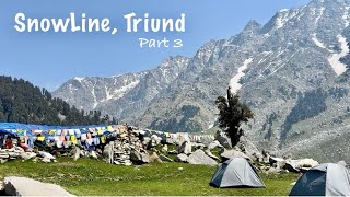 Snowline Triund Trek Vlog  Triund Top Trek  Laka Glacier Trek  Gallu Glacier [upl. by Alamap]