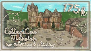 Bloxburg Build  Cottagecore Mansion Castle no advanced placing 175k [upl. by Hacker]