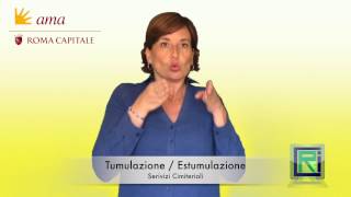 Video 4  Tumulazione e Estumulazione [upl. by Sirtimid]