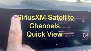 SiriusXM Satellite Channel Overview [upl. by Drescher]