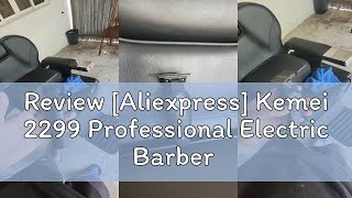 Review Aliexpress Kemei 2299 Professional Electric Barber Hair Trimmer For Men Beard Hair Clipper [upl. by Aitnis]