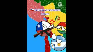 Bolivia y Argentina vs Chile countryball 🇨🇱🇧🇴🇦🇷💥 [upl. by Dalenna]