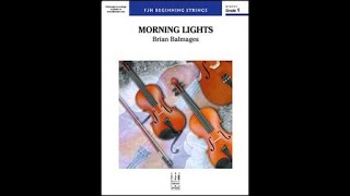 Morning Lights by Brian Balmages Orchestra  Score and Sound [upl. by Neille]