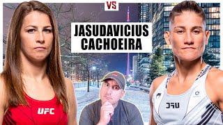 UFC 297 Jasmine Jasudavicius vs Priscila Cachoeira Prediction Bets amp DraftKings [upl. by Eneloc]