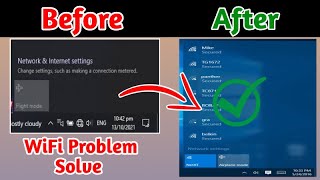 Fix WiFI Not Showing in Settings on WIndows 1011  Missing WiFi Icon  Wifi Show nhi ho rha [upl. by Reve]