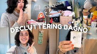 DECLUTTERING DEL MIO BAGNO sostenibilità [upl. by Yelyac]