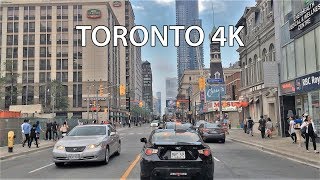 Driving Downtown  Torontos Main Street 4K  Canada [upl. by Idham]