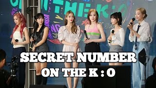 SECRET NUMBER  Introduction MC Session  ON THE K  O  KOREA360 Jakarta [upl. by Birkett]