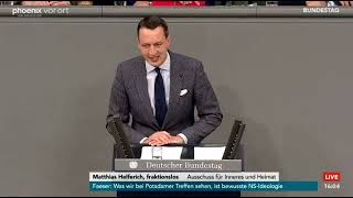 Matthias Helferich Rede im Bundestag zu alles Rechtsextremequot in Deutschland [upl. by Odom]