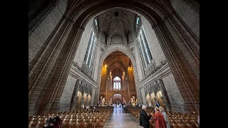 Liverpool Cathedral HUGE Church Amazingly BIG  Liverpool UK  ECTV [upl. by Nevur457]